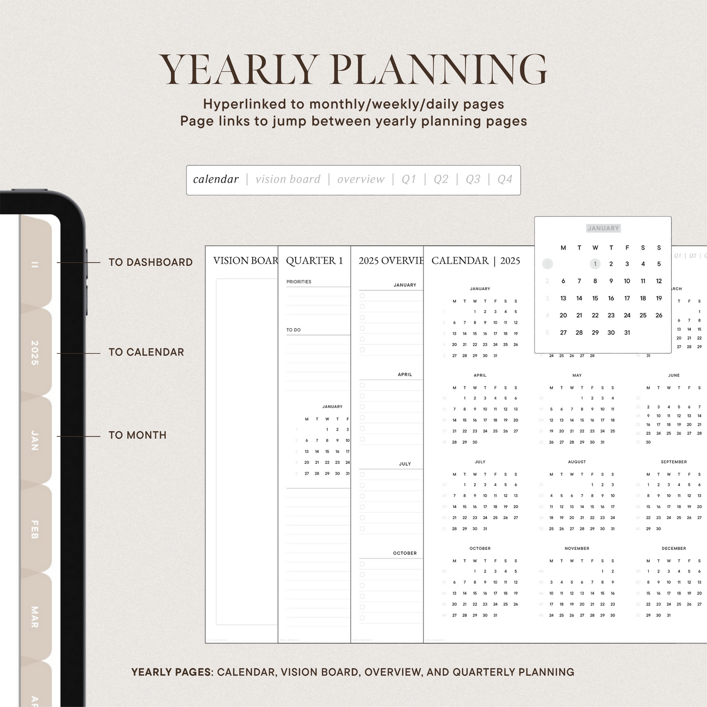 2025 Digital Planner | Content Creator Version