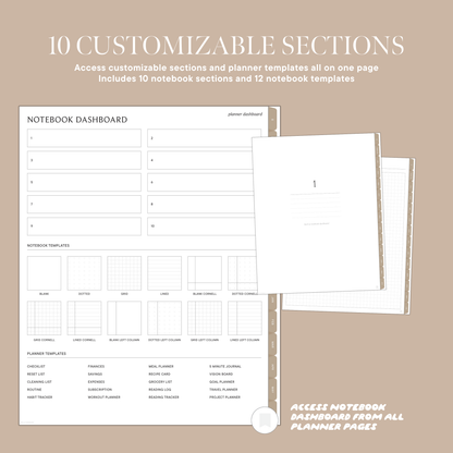 2024-2025 Mid Year Digital Planner