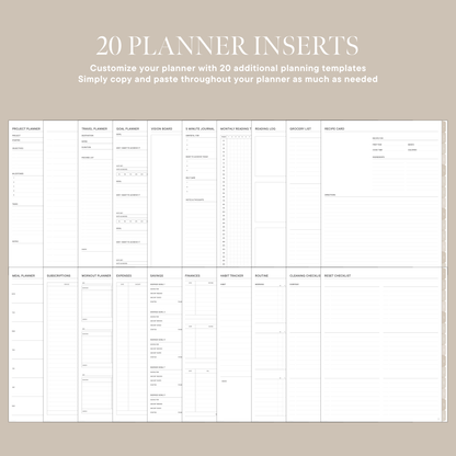 2024-2025 Mid Year Digital Planner