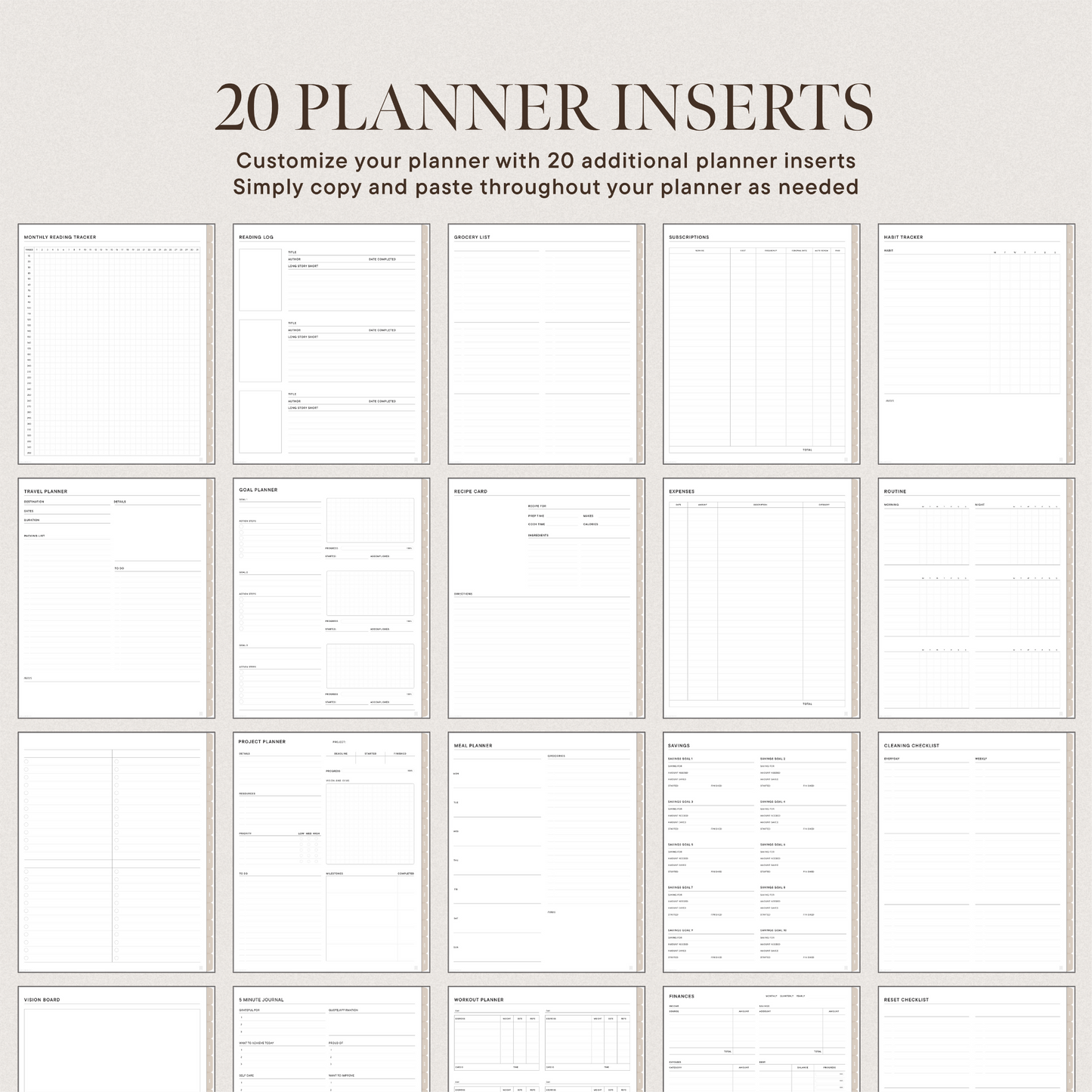 2025 Digital Planner | Book Lover Version