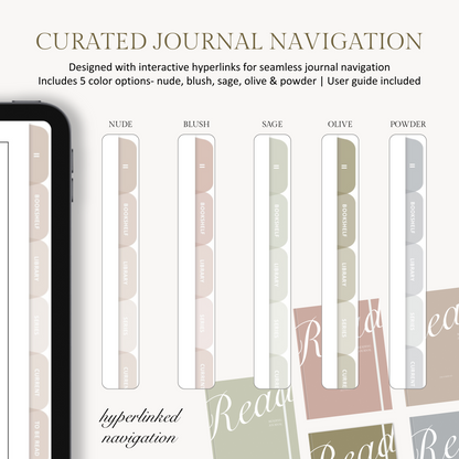 Digital Reading Journal | Undated