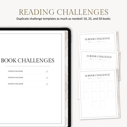 Digital Reading Journal | Undated